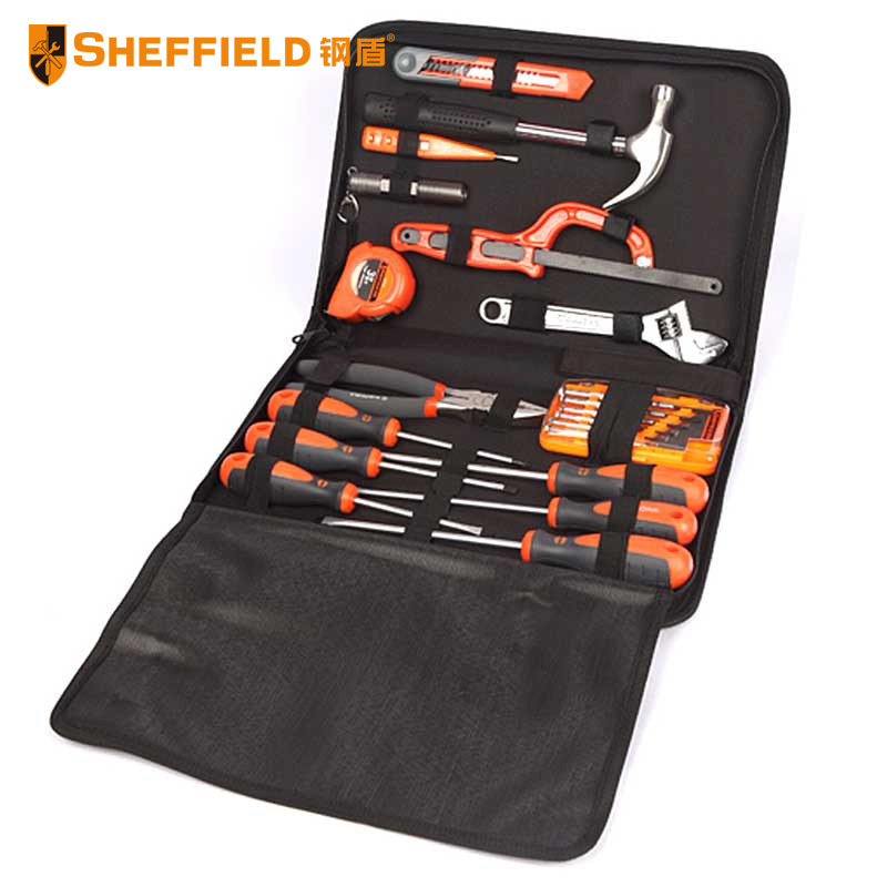 钢盾 S022002/S022003 20/25件套通用工具套装物业维修家用修理