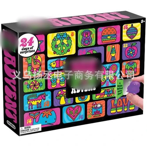 Новый Needoh Advent Calendar 2026 Needoh Advent Calendar Сжимающая игрушка Dong Dong Le
