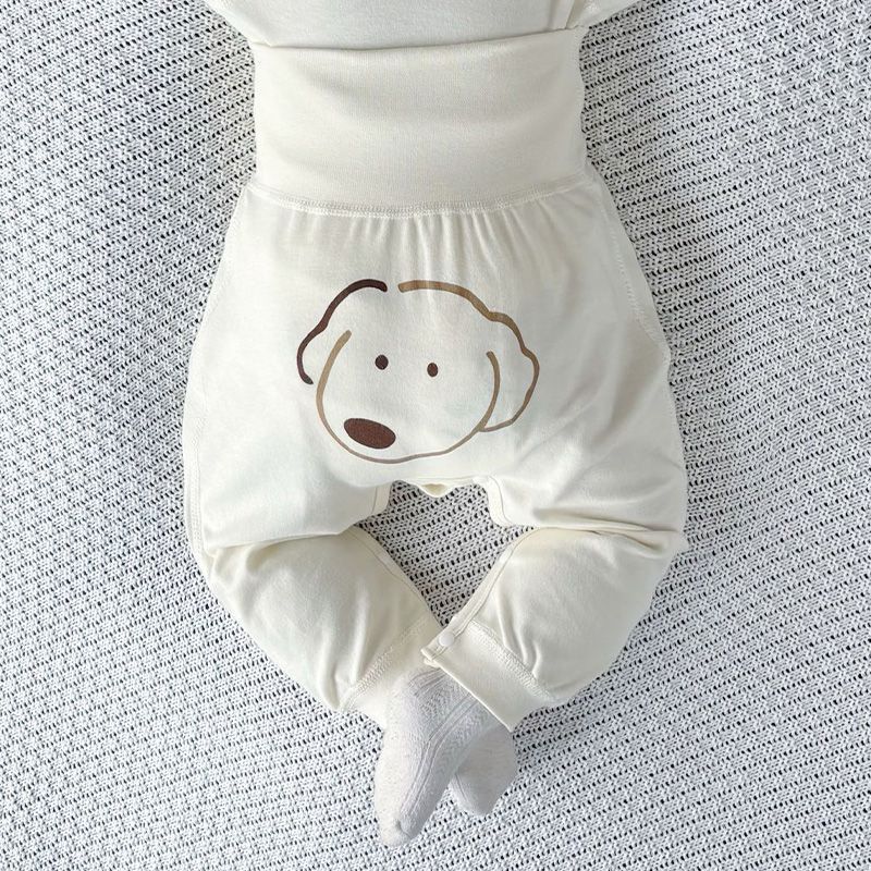 Baby Pants with Snap Crotch, Pure Cotton, Seamless, High-Waisted, Tummy-Protecting, Autumn Pants, Spring Big Bottom Pants, Baby Winter Open-Crotch Leggings Baby Pants with Snap Crotch, Pure Cotton, Seamless, High-Waisted, Tummy-Protecting, Autumn Pants, Spring Big Bottom Pants, Baby Winter Open-Crotch Leggings