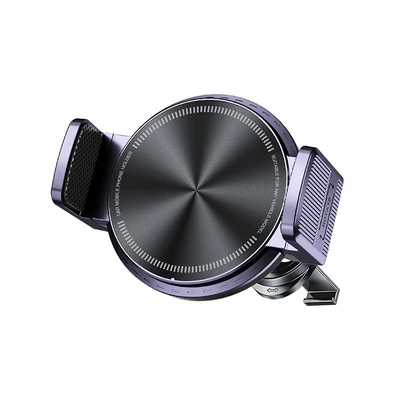 Magnetic dual-use car phone Car phone holder - gunmetal-graymagnetic-elastic-clip-2-in-1