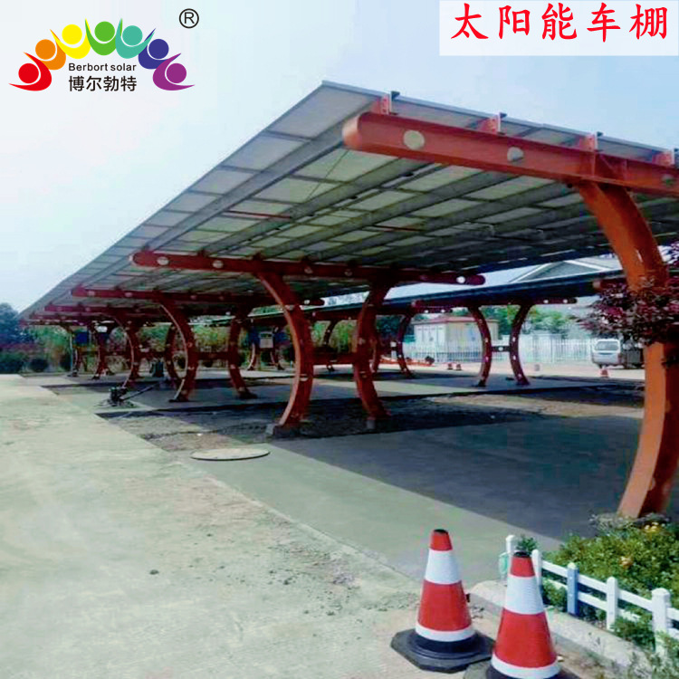 Borbot 5KW photovoltaic car shed new energy car shed factory solar car shed off-grid power supply system