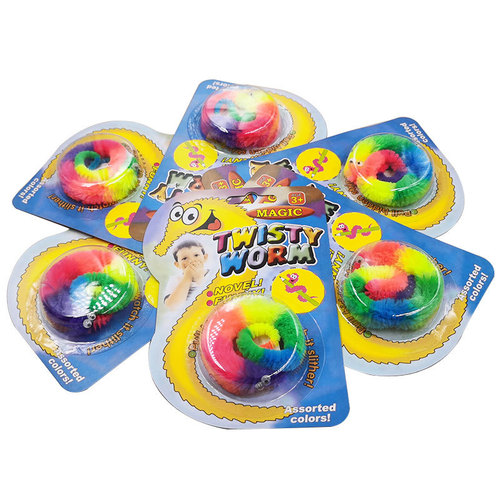 Colorful caterpillar seahorse elf magic props new strange toy magic worm magic worm twist