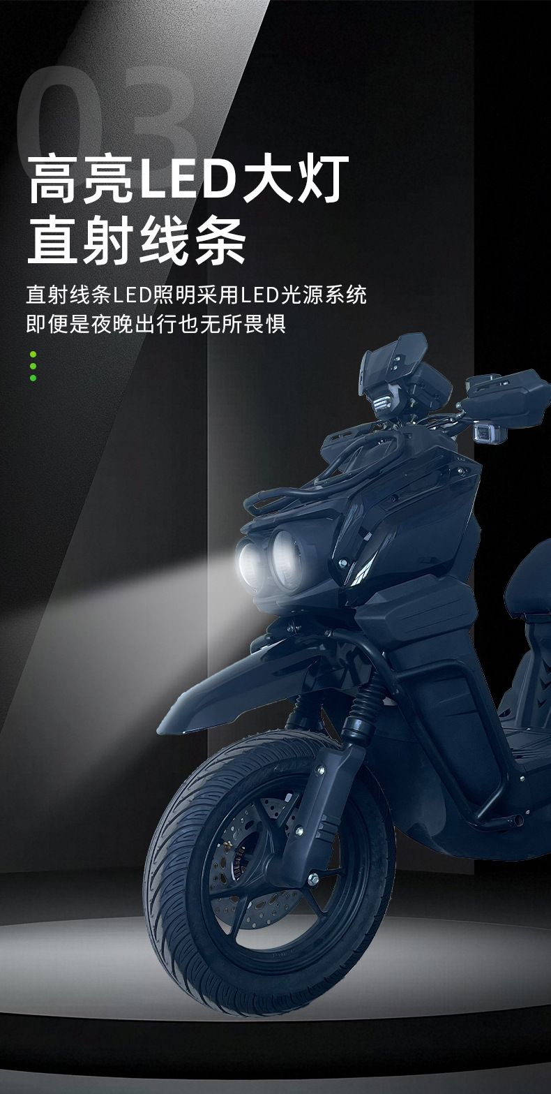Foreign Trade Export Tank-Style Motorcycle, Cool Scooter, Fuel-Powered Vehicle, 150Cc High-Speed All-Terrain