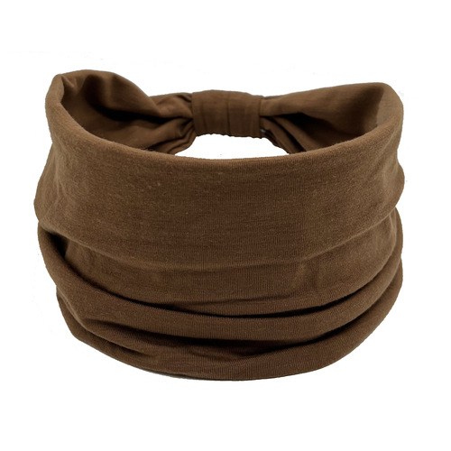 European and American hot selling fashionable wide-brimmed headband solid color yoga headscarf sweat-absorbent elastic fitness breathable headband women's headband