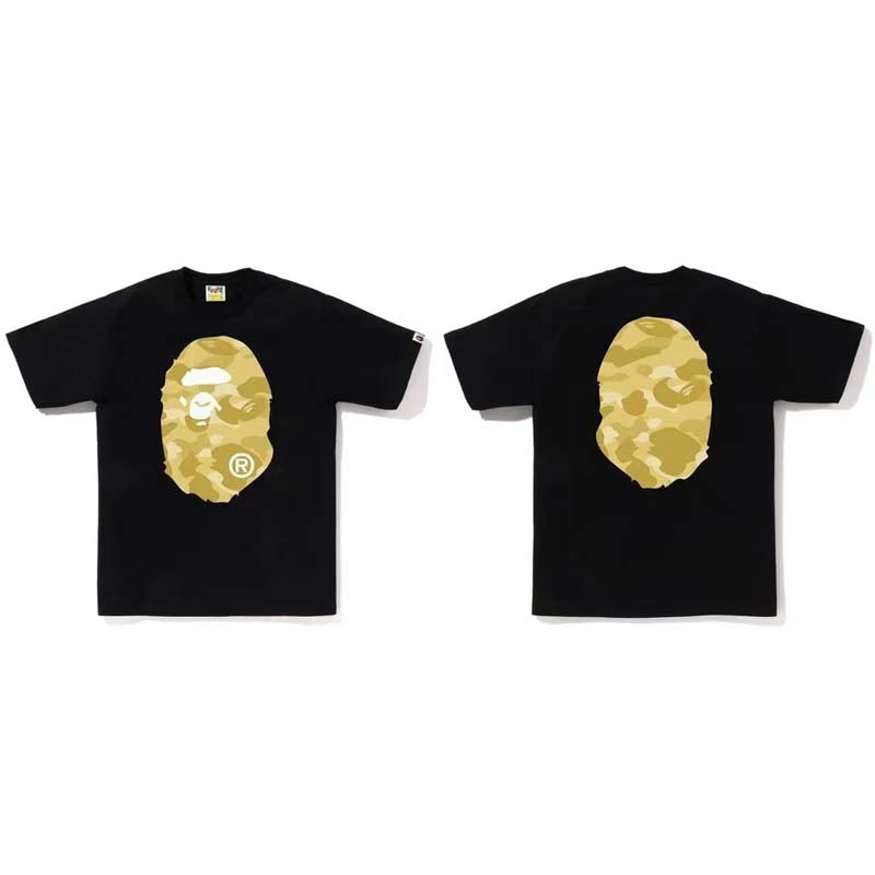 クロスボーダー卸売潮ブランド BAPE エイプヘッド半袖シャークトップ T シャツ供給 240 グラム半袖