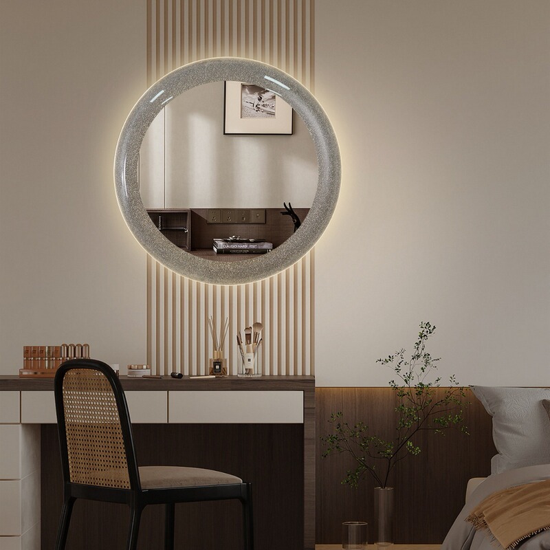 Bathroom Smart Mirror Zhongshan Source Factory Smart Bathroom Mirror Frame My007 Led Light Toilet Bathroom Mirror