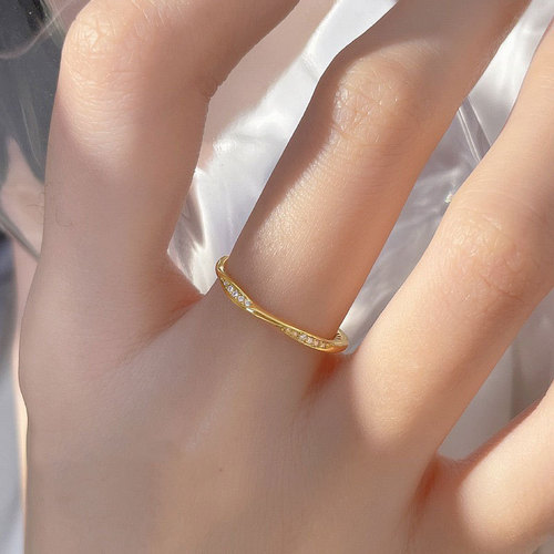925 Pure Silver Ring for Women, Unique Minimalist Plain Band, Open Finger Ring, Fashionable and Personal, Retro Hand Accessory with a Sense of Elegance