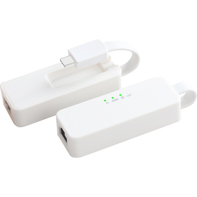 compact and PortaBle type-c to GigaBit Network card 8153B chip No Need to Drive Plug and Play GigaBit Network card