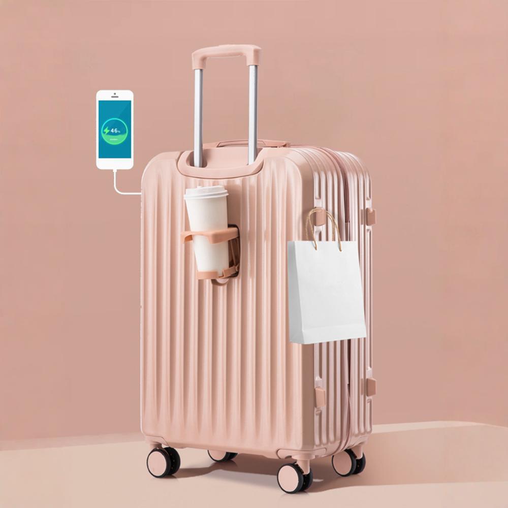 [Fábrica de selección estricta] maleta multifuncional para mujeres macarón simple maleta de tracción maleta de contraseña estudiante