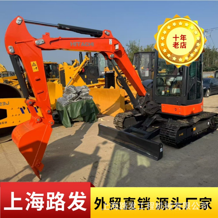 Hitachi 50 excavadora sin cola 50U 55U excavadora fuerte rendimiento noventa por ciento de nuevas exportaciones de comercio exterior
