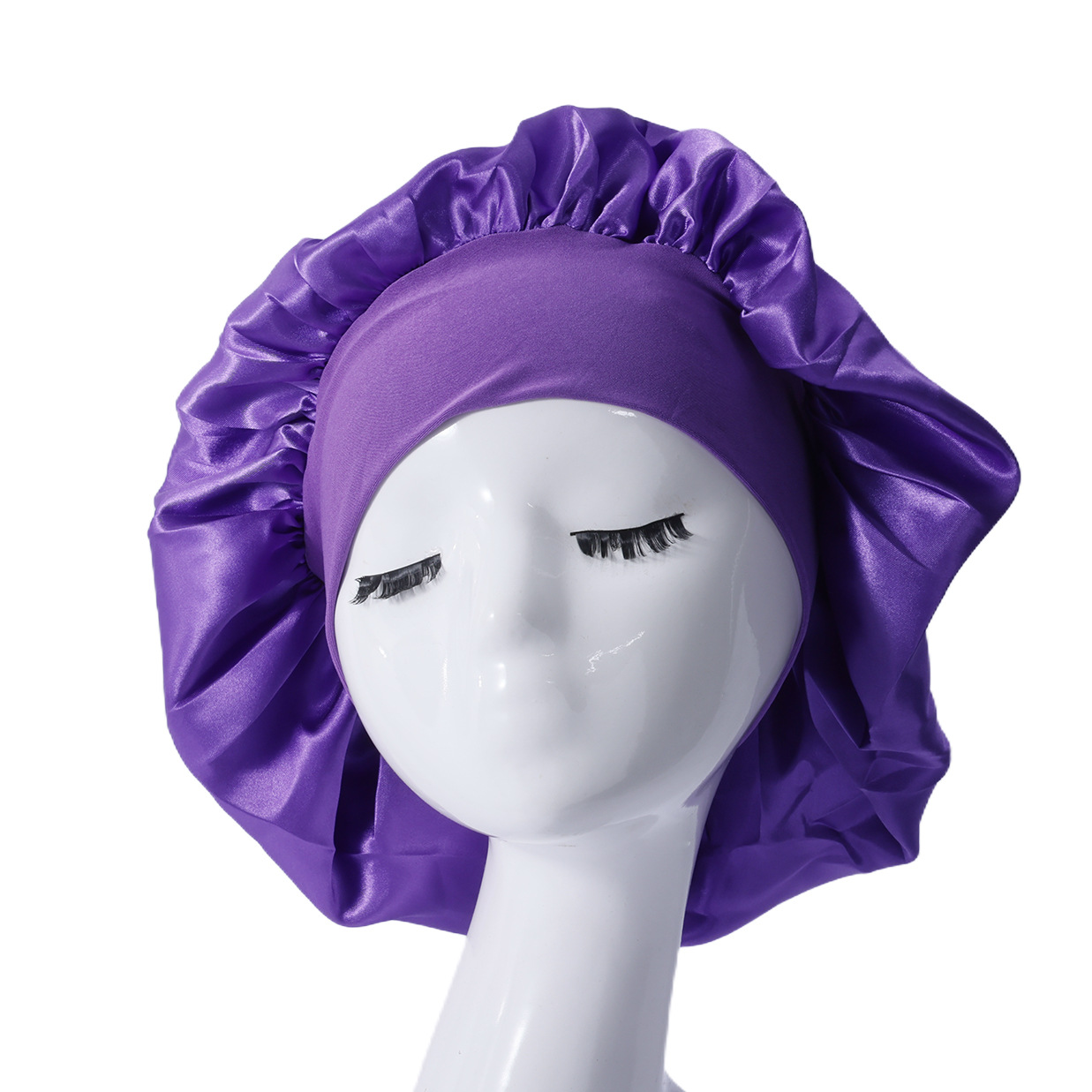 Amazon ventas transfronterizas europeas y americanas gorras de dormir de seda elástica gorras redondas gorras de pelo para bebés