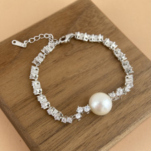 DIY������� S925���������� ʱ�п���ʯ������Ů ��10-12mmԲ��