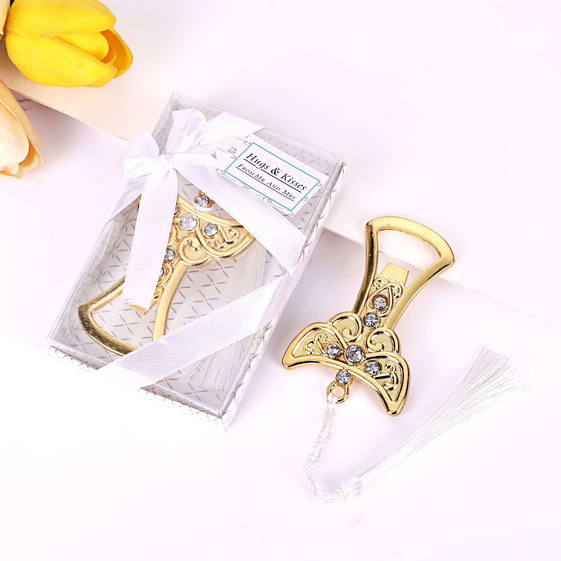 레트로 패턴 병따개(골드)