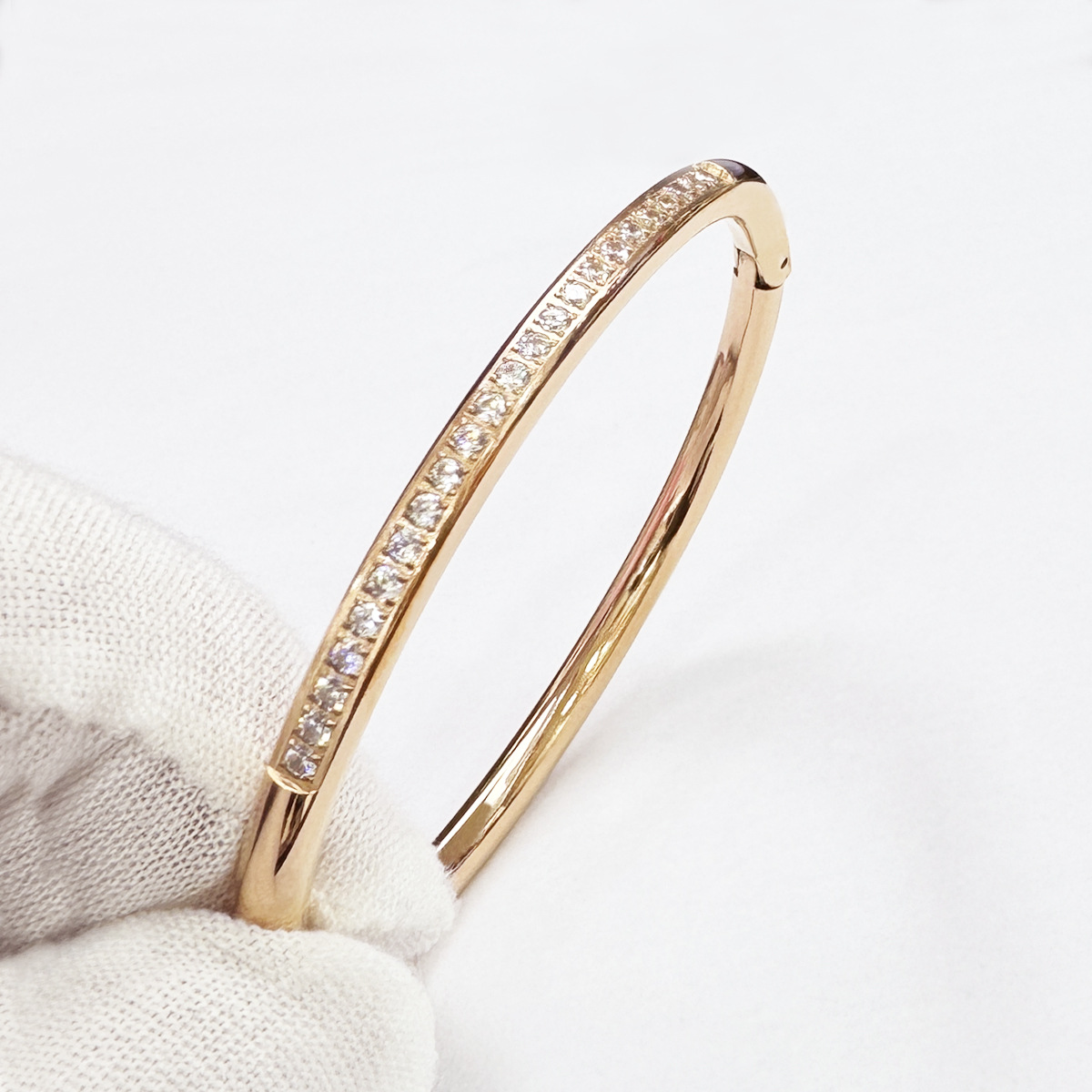 Golden, 54 inner diameter, pink gold