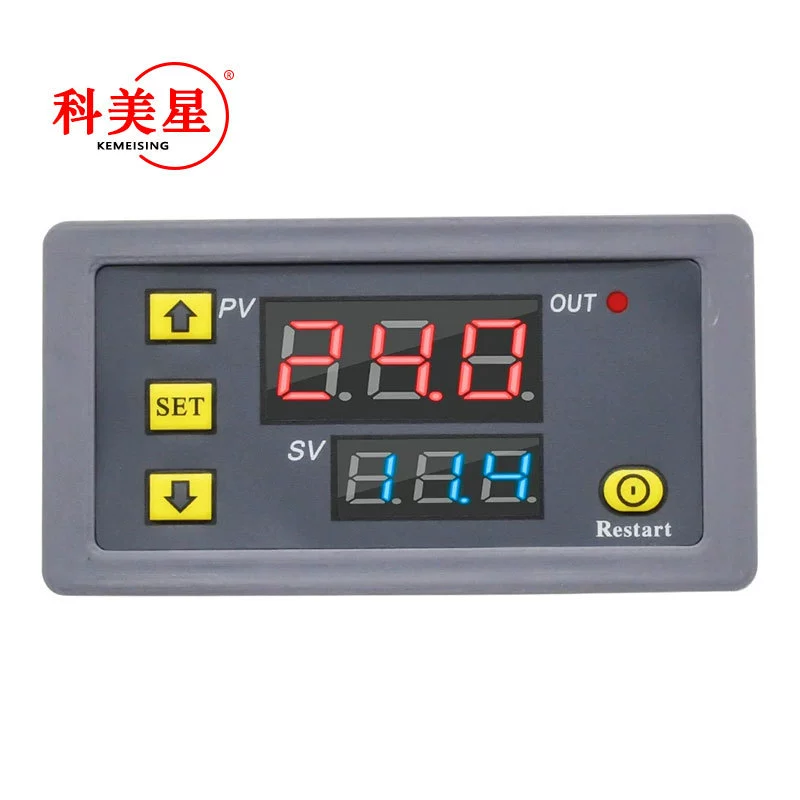 Таймер задержки 220 В T3230, модуль реле времени с двойным цифровым дисплеем и бесконечной задержкой цикла