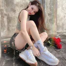 莆田华夫三代3.0联名解构休闲老爹鞋Sacai2.0增高男女运动跑步鞋