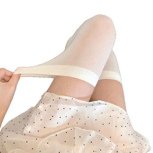 Summer thin breathable socks for women: velvet calf-length leg-shaping socks, compression stockings, JK-style anti-odor sock sets, and over-the-knee styles for spring and autumn.