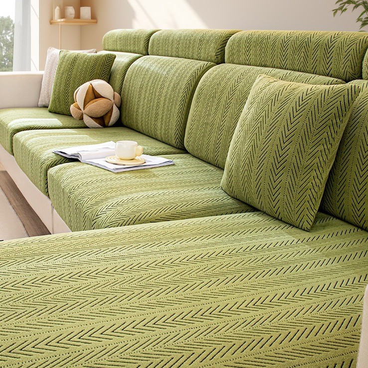 2024 nueva cubierta de sofá cubierta de cojín de sofá de sala de estar todo incluido elástico anti-gato agarrar el sofá con respaldo