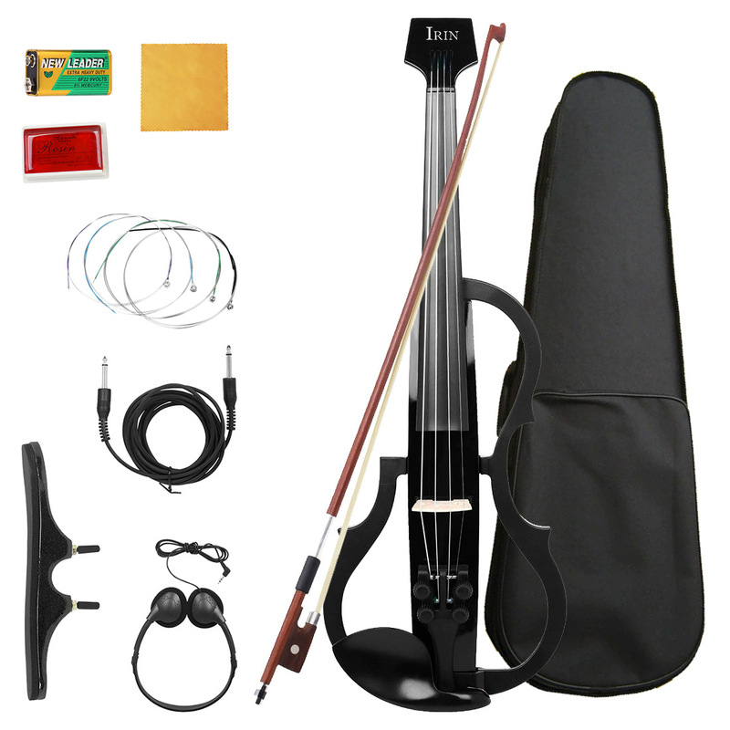 High-End Electronic Violin Performance Solo Headless Electro-Acoustic Violin Carbon Fiber Adult Practice Silent Violin