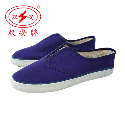 Dual security card Anti-static blue Rubber-soled shoes A summer Static work shoes Breathable wear Spot wholesale