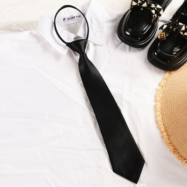 ↤↤↤Matte pure black tie zipper [size about 48*8]↦↦↦