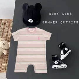 连身衣、爬服;童马甲;童家居服套装