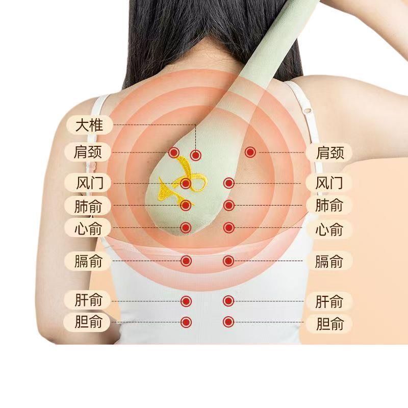 Ai Xinman メリディアンパット もぐさマッサージハンマー パットバクシュー パンチスティック 肩と首のメリディアン浚渫健康ハンマー Lサイズ|undefined