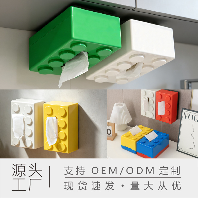 Caja de Pañuelos para Escritorio PP Multiusos para Sala de Estar, Baño, Auto