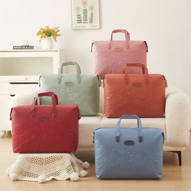 Non-Woven Fabric Embossed Bedding Tote Bag, Fleece Blanket Four-Piece Set, Quilt Packaging Bag, Manufacturer Wholesale, Simple Design Non-Woven Fabric Embossed Bedding Tote Bag, Fleece Blanket Four-Piece Set, Quilt Packaging Bag, Manufacturer Wholesale, Simple Design
