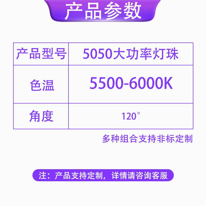 5050���� ����55milоƬ �׹� 10w����led������Ƭ ��̨�� ����