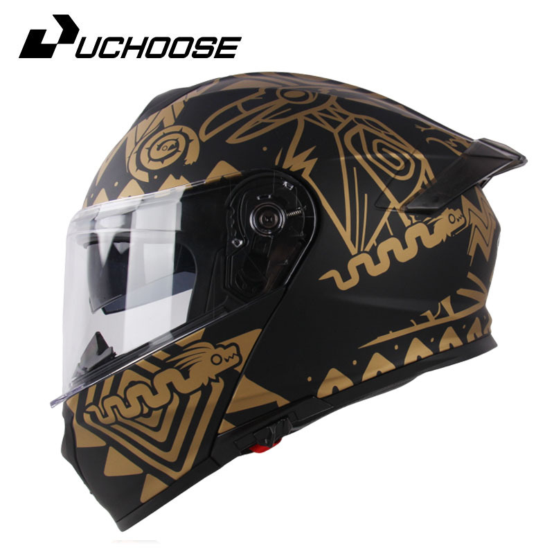 Casco de motocicleta, casco abatible, universal para todas las estaciones, cierre abatible, auriculares Bluetooth, equipo de conducción, casco de seguridad estilo americano