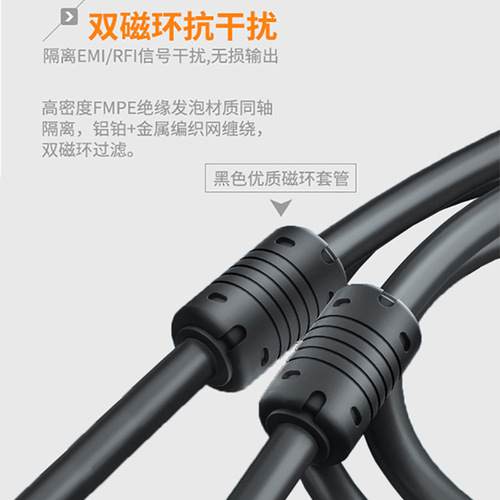 vga3+6 extension cable computer TV HD cable projector video adapter cable VGA cable 1m2m5m