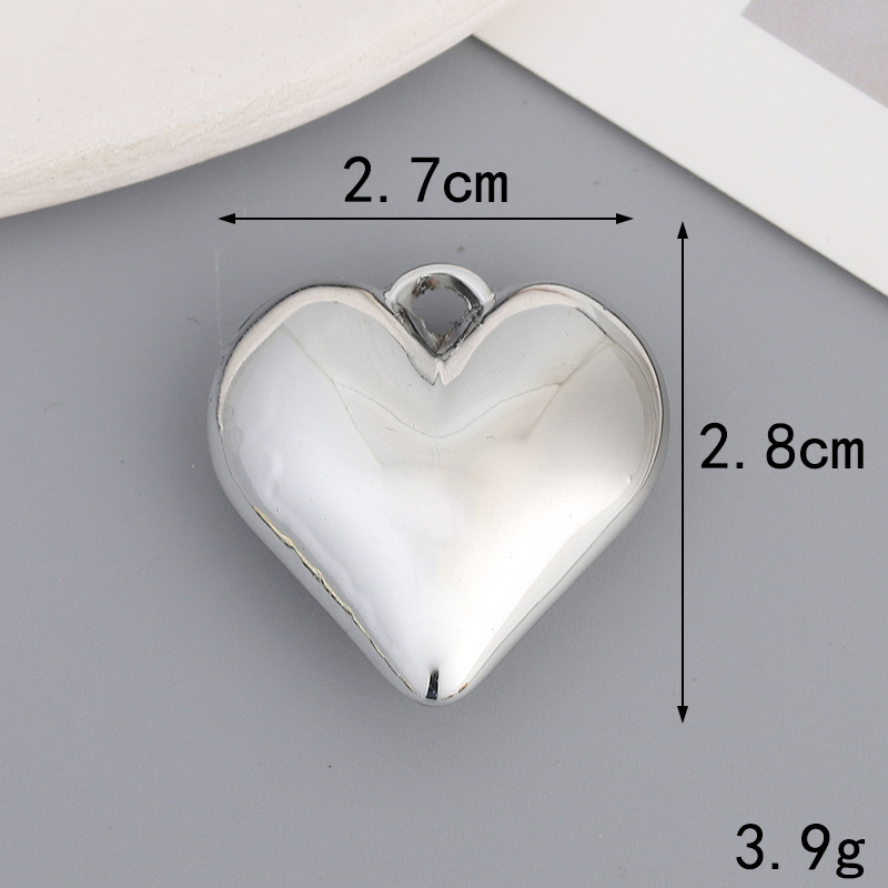 2g Weight Pendant Jewelry Making Type 2*2.1CM, 2*2.3cm, 3.5*3.5cm Jewelry Making Size DIY Jewelry Accessories Classification 1 Piece Quantity Plastic Material Heart Shape, Bow Knot Pattern All Seasons Season Plating Design Vintage Style, Classic Style Style 1 Piece 2*2.1CM 2*2.3cm 3.5*3.5cm Plastic Heart Shape Bow Knot Pendant 5
