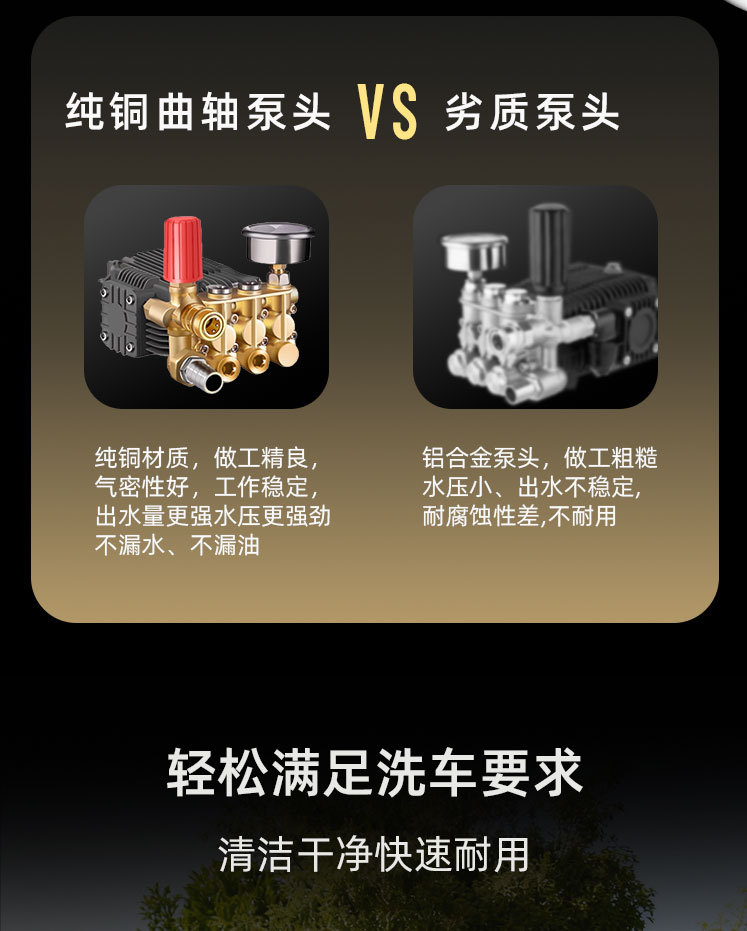 Commercial Car Washing Machine 220V Car Wash Shop Farm High Power Ultra-High Pressure 380V Cleaning Machine Water Gun Grab Water Pump