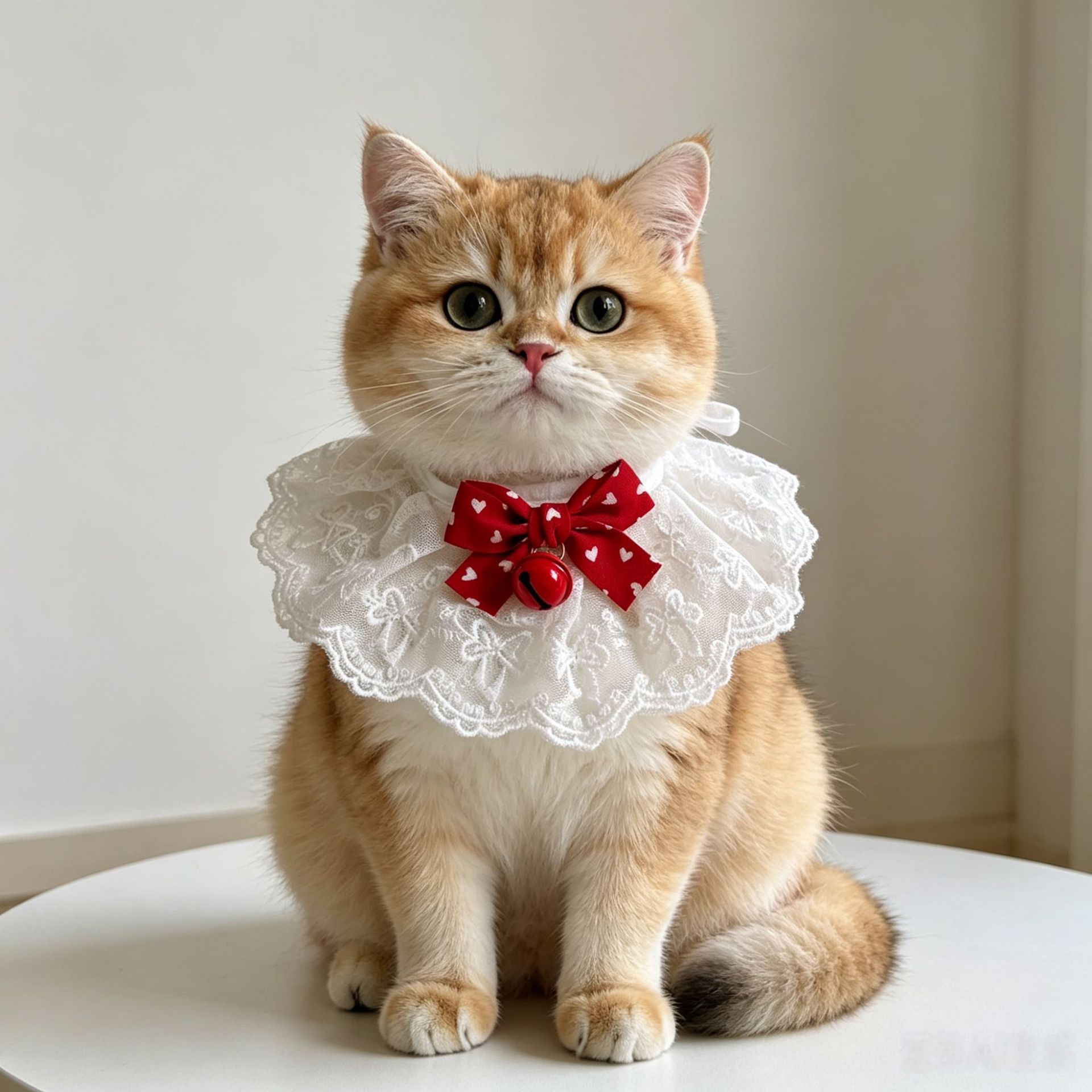 Strawberry bell cat collar, neck scarf, bow tie, pet bib, drool towel, dog bib, plush toy accessories
