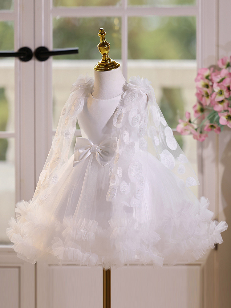 Vestido de niña transfronteriza vestido de princesa vestido de niña desfile anfitrión espectáculo vestido de nicho vestido de diseño