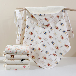 Newborn Baby Holding Quilt Autumn and Winter Thick Outgoing Bag Quilt Baby's delivery room Waiting Bag Towel Small Quilt Cover Blanket