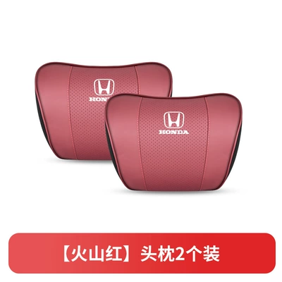 Road URV Car Waist Cushion — Headrest - headrest-volcano-red-pair