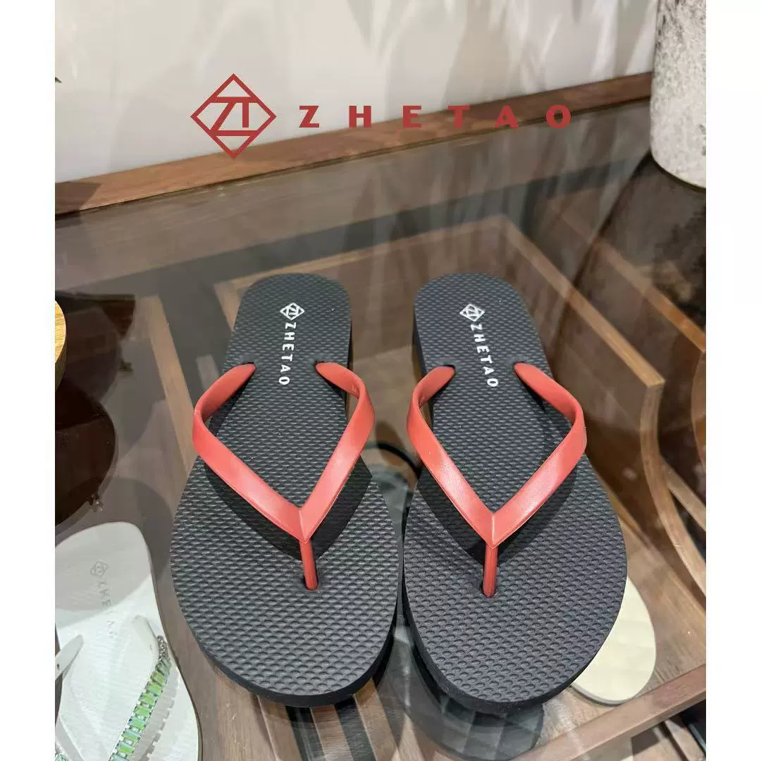 Zhetao2025 летний новый стиль шлепанцы с плоским дном