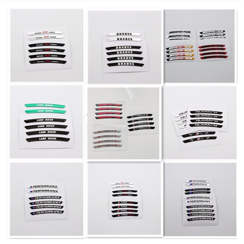 Wheel hub sticker is suitable for Mercedes-Benz m performance sline trd amg Land Rover modified sticker Wheel hub sticker is suitable for Mercedes-Benz m performance sline trd amg Land Rover modified sticker
