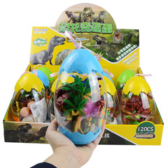 Wall-mounted and ceiling-hung large dinosaur egg set featuring Tyrannosaurus Rex—perfect for kids and boys! Includes dinosaur eggs and supermarket-style toy display.
