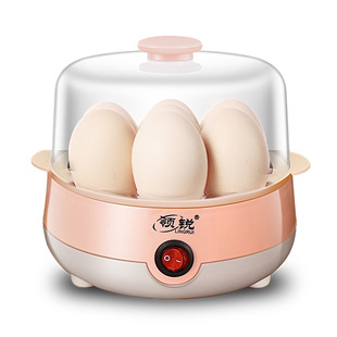 Egg Cooker with Automatic Power-Off, Suitable for Home Use, Small Dormitory, Steaming Egg Custard, Cooking Breakfast, Simple and Practical Mini Egg Cooker