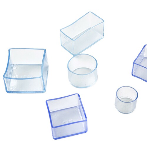Environmentally friendly transparent thickened table foot pads anti-slip pads wear-resistant and sound-absorbing thick table and chair foot covers furniture sofa stool foot protective covers