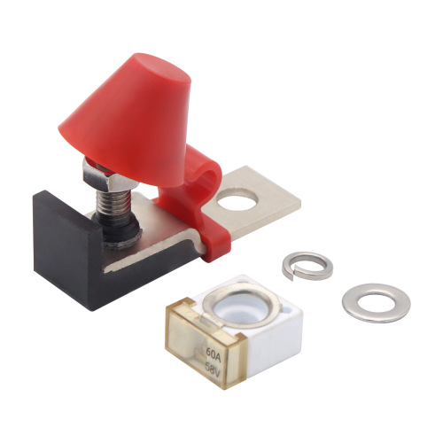 New Energy Electric Vehicle Battery Fuse Holder 58V 50A-300A Insulated Interrupter Fuse Holder with Fuse