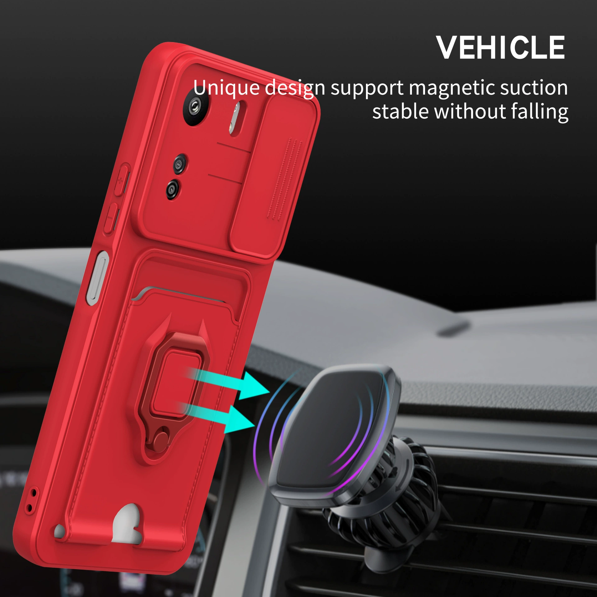 Совместимый чехол для мобильного телефона Redmi 13C note13 plug-in