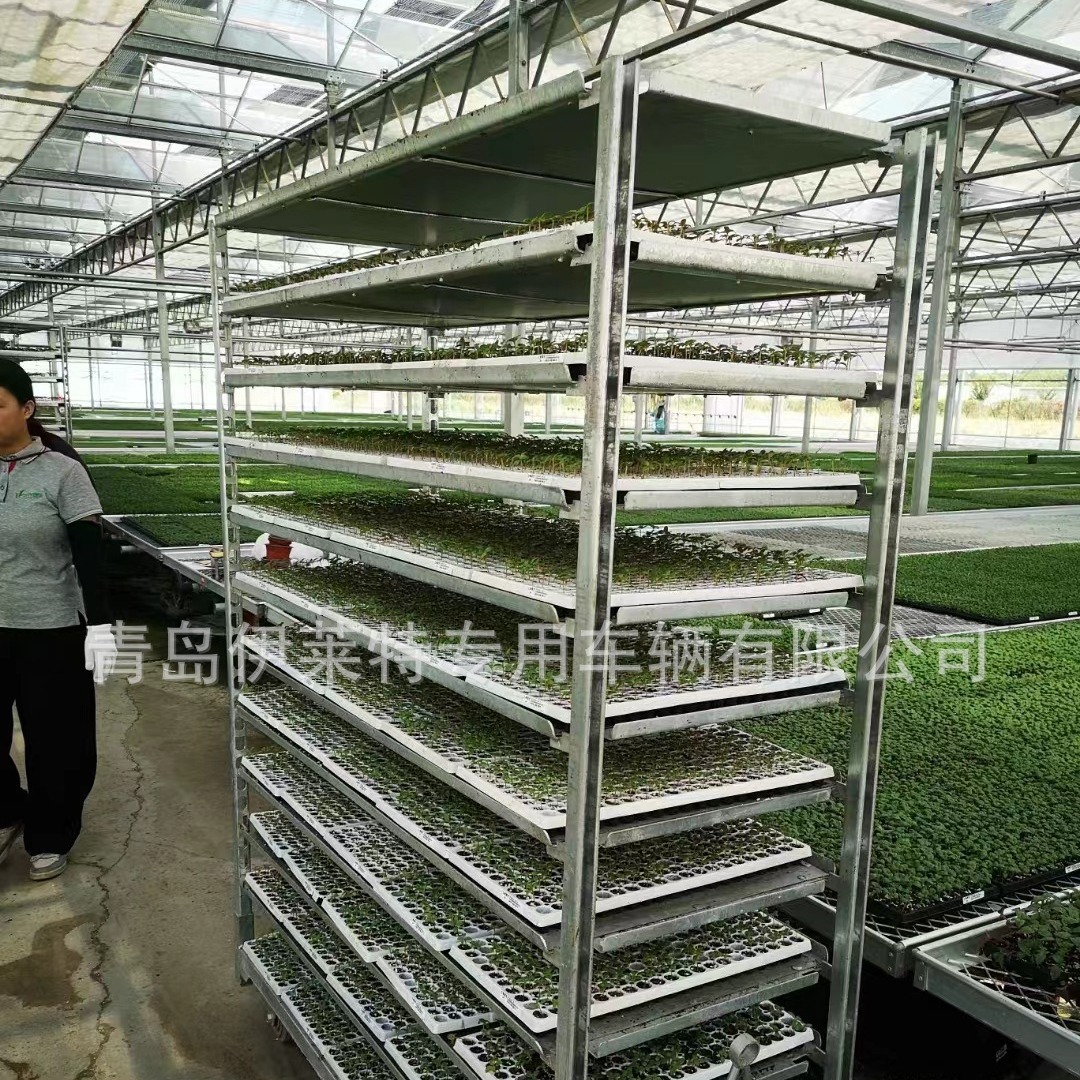 厂家直销育苗架，生菜培育多层实验室育苗车， 育苗催芽工具台车