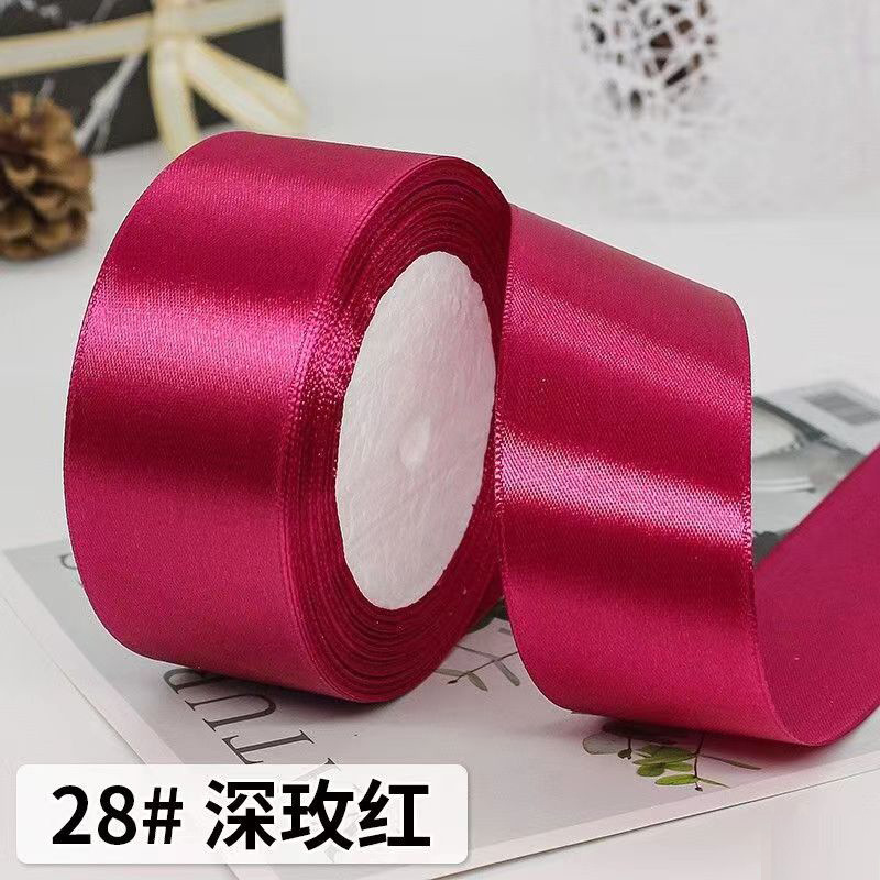 4cm cinta rollo cinta al por mayor bricolaje hecho a mano rosa caja de pastel decoración de flores cinta de boda cinta roja