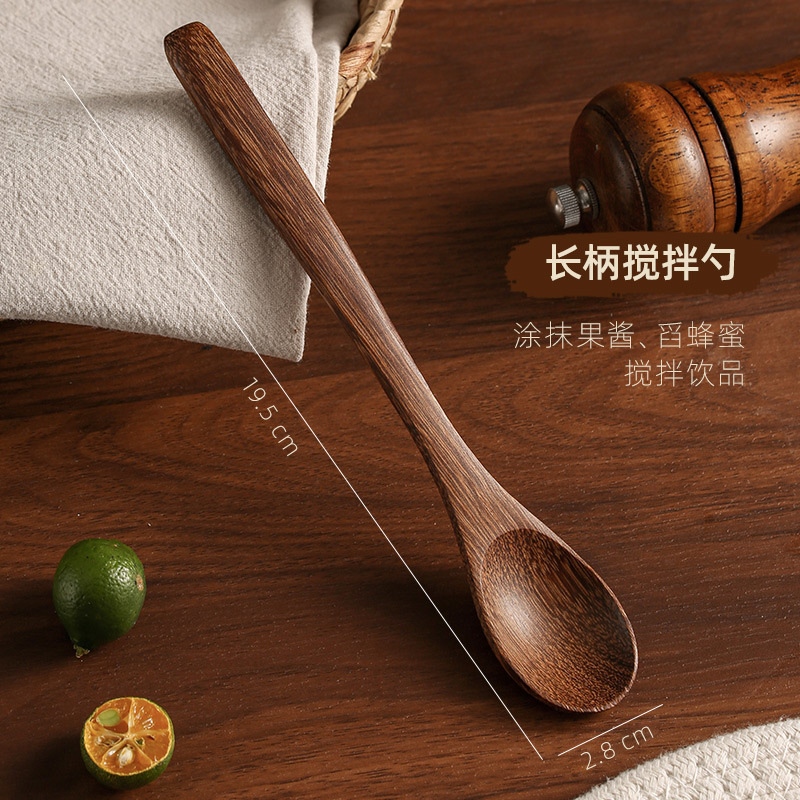 [닭날개나무] 손잡이가 긴 믹싱스푼 19.5*2.8cm