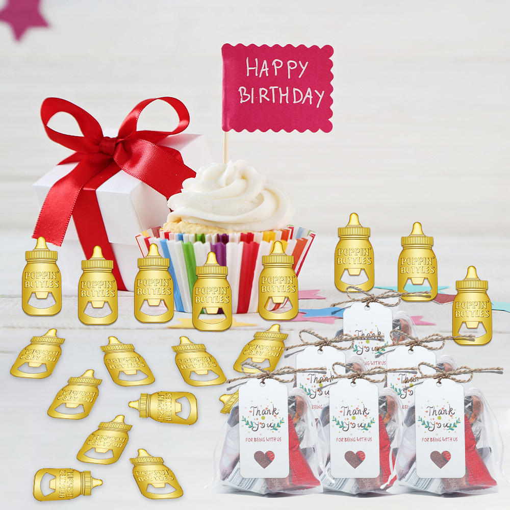 Bebé abridor de botellas regalo fiesta lindo botella abridor bebé Luna Llena fiesta de cumpleaños decoración recuerdo