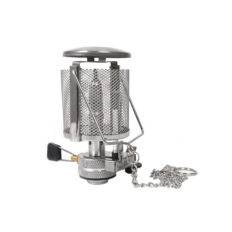 Lámpara de camping al aire libre pequeña lámpara de gas portátil retro lámpara de camping equipo de camping lámpara de vapor de cristal lámpara de iluminación de la tienda